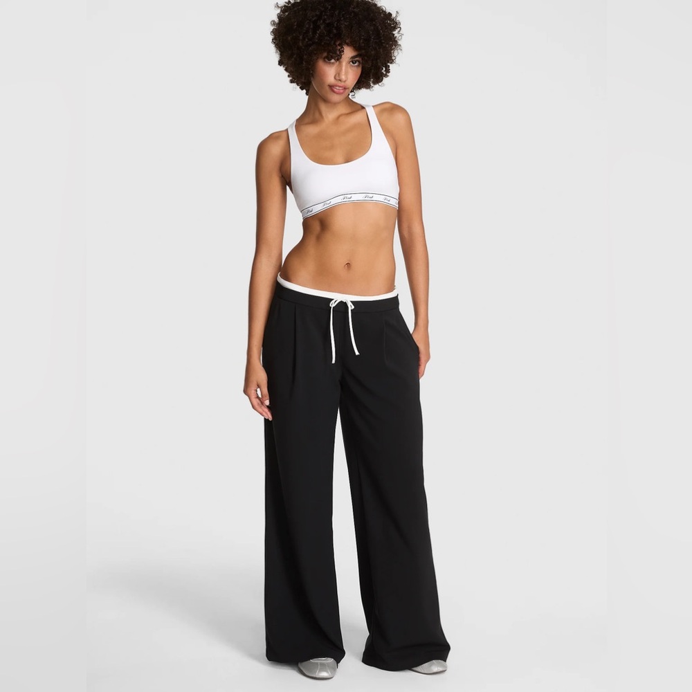 VS Pink Black Trouser Pant